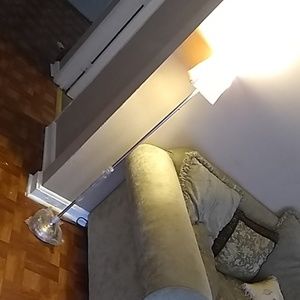 4 foot brushed nickel lamp